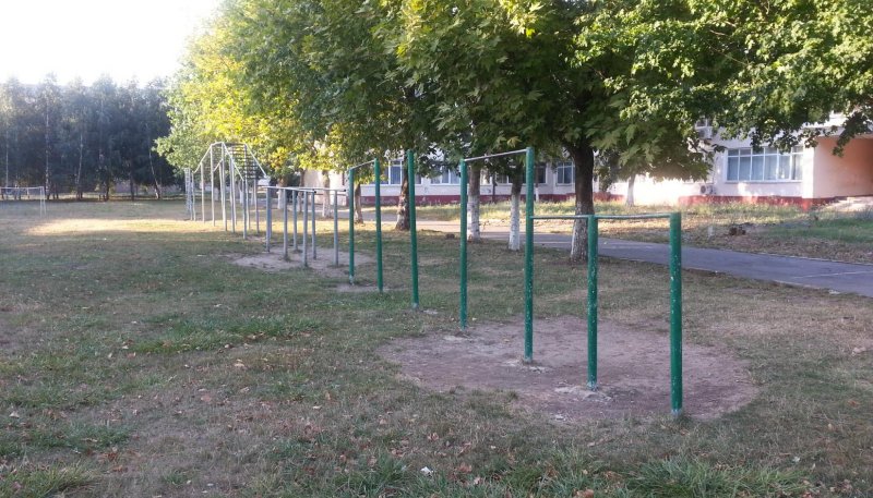 Площадка для воркаута в городе Анапа №7125 Маленькая Советская фото