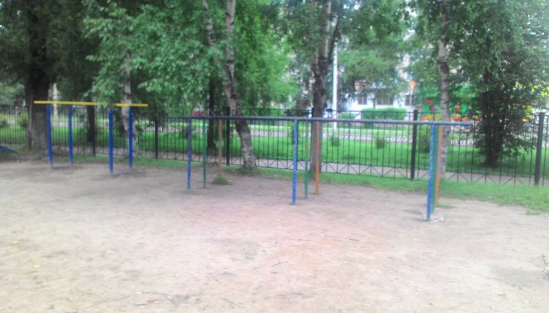 Площадка для воркаута в городе Биробиджан №7158 Средняя Советская фото