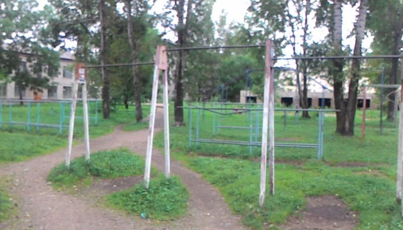 Площадка для воркаута в городе Биробиджан №7161 Средняя Советская фото