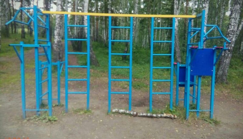 Площадка для воркаута в городе Верхняя Пышма №7204 Средняя Современная фото