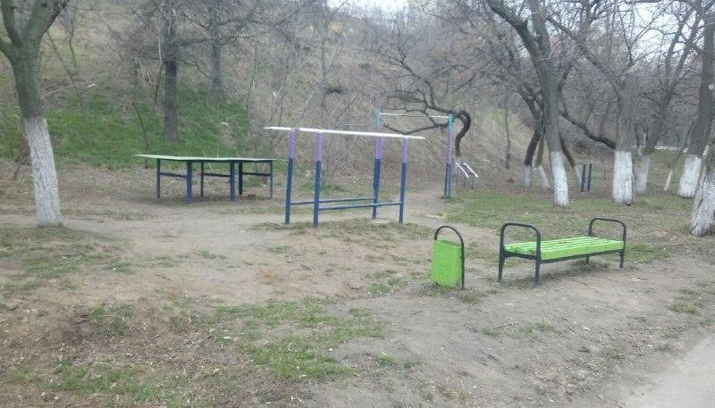 Площадка для воркаута в городе Одесса №8414 Маленькая Советская фото