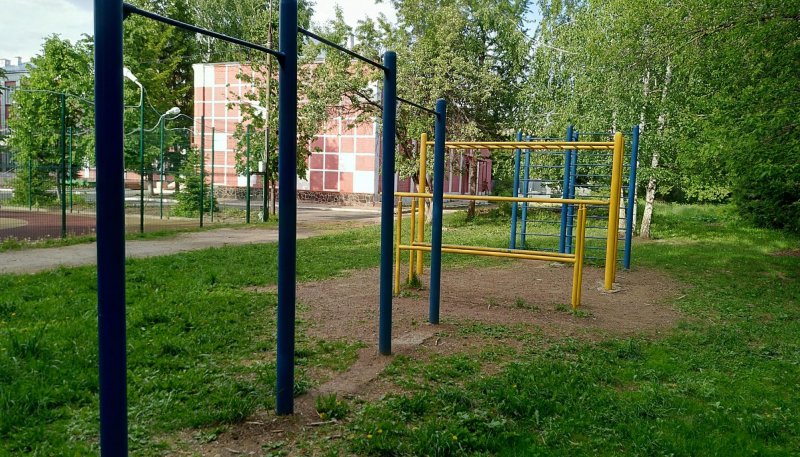 Площадка для воркаута в городе Казань №8598 Средняя Советская фото