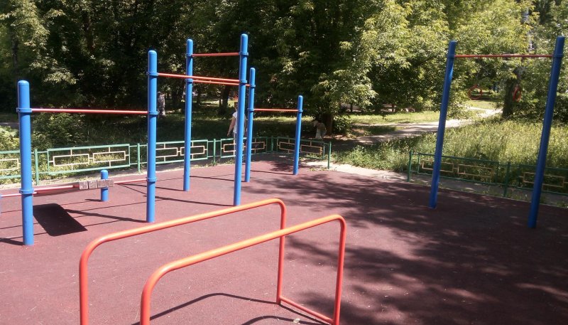 Площадка для воркаута в городе Чехов №8647 Маленькая Хомуты фото