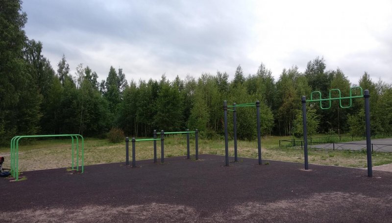 Площадка для воркаута в городе Сестрорецк №8713 Маленькая Современная фото