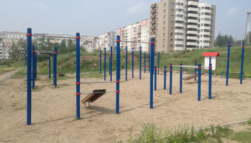Площадка для воркаута в городе Братск №8777 Большая Хомуты фото
