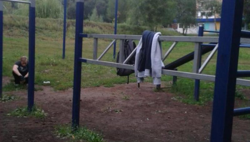 Площадка для воркаута в городе Самара №4157 Средняя Современная фото