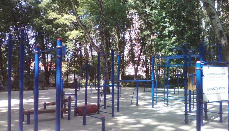 Площадка для воркаута в городе Липецк №8954 Средняя Хомуты фото