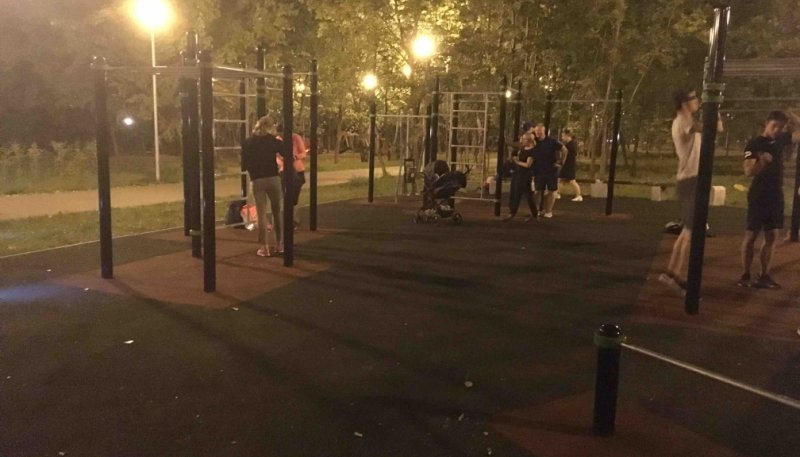 Площадка для воркаута в городе Москва №8974 Средняя Хомуты фото
