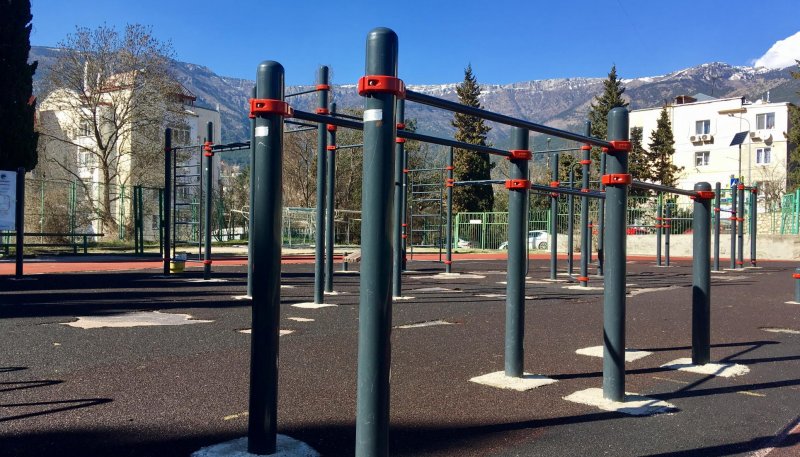 Площадка для воркаута в городе Ялта №9421 Большая Хомуты фото