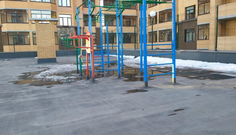 Площадка для воркаута в городе Новосибирск №9521 Средняя Современная фото