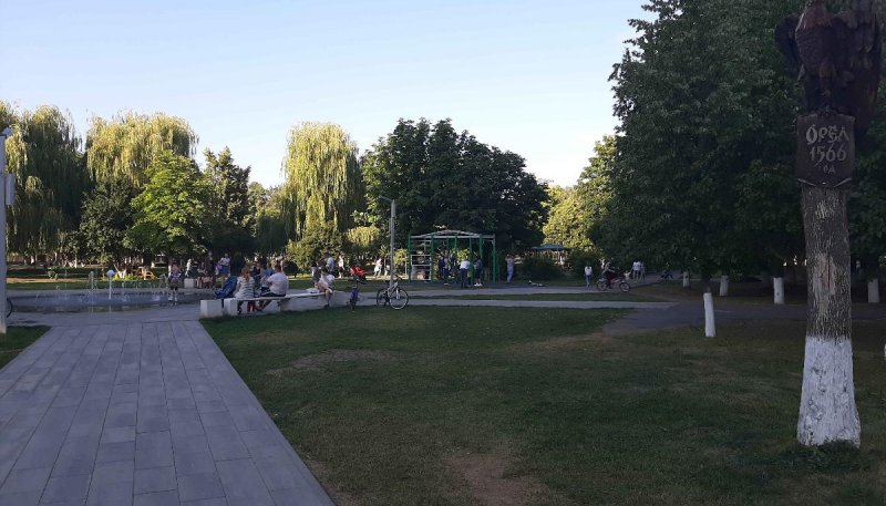 Площадка для воркаута в городе Орел №9853 Маленькая Современная фото