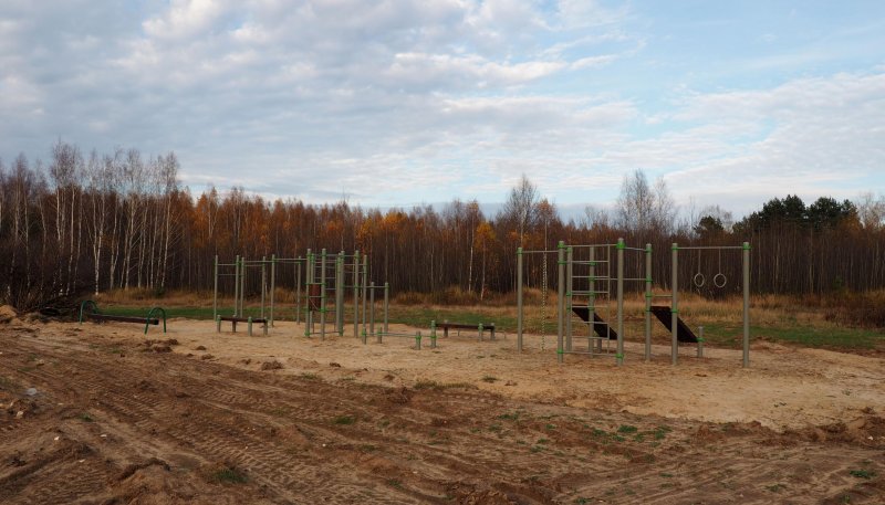 Площадка для воркаута в городе Рязань №10317 Средняя Современная фото