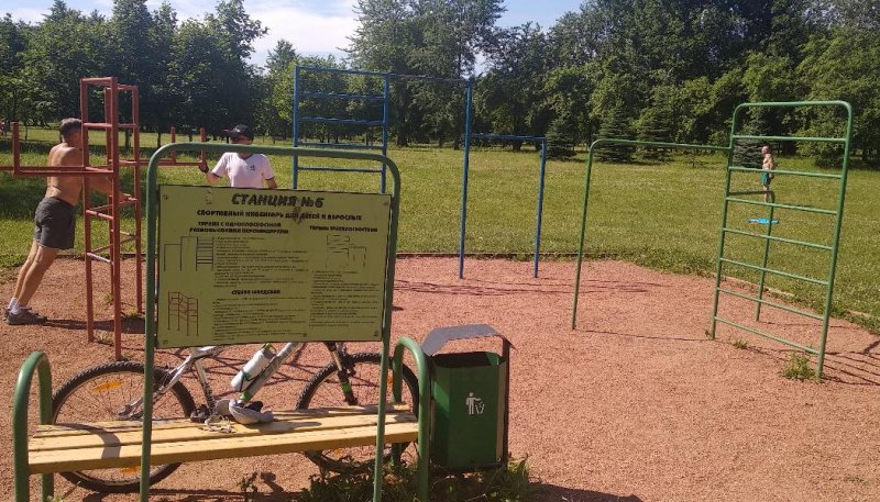 Площадка для воркаута в городе Минск №10835 Маленькая Советская фото