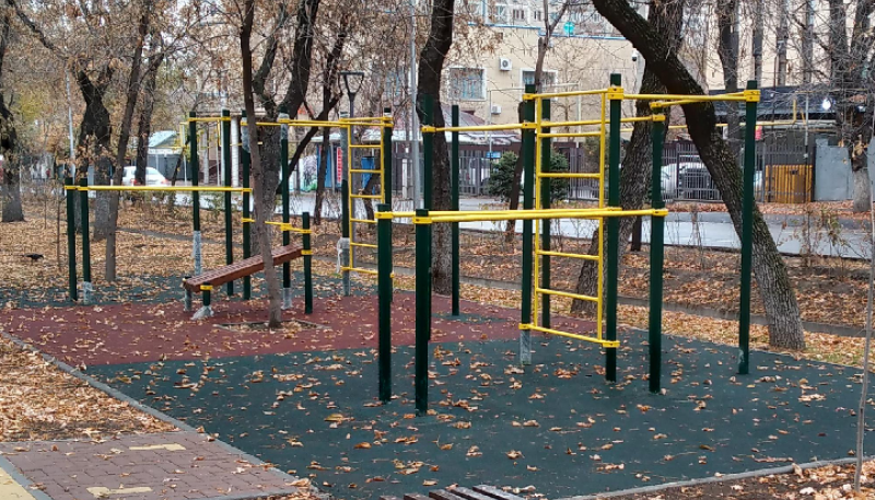 Площадка для воркаута в городе Алматы №11153 Маленькая Хомуты фото