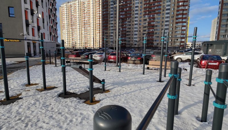 Площадка для воркаута в городе Красногорск №11726 Средняя Хомуты фото
