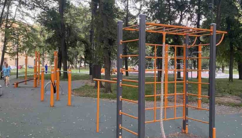 Площадка для воркаута в городе Санкт-Петербург №12043 Средняя Хомуты фото
