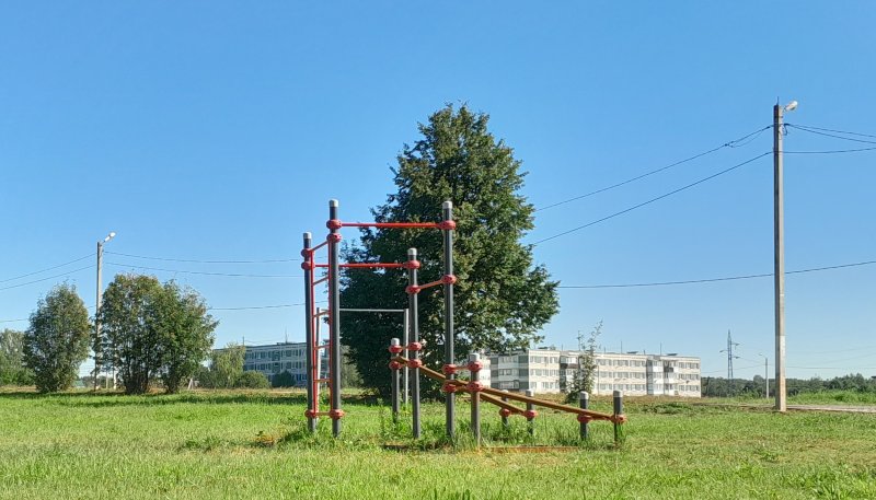 Площадка для воркаута в городе Сергиев Посад №12620 Маленькая Хомуты фото