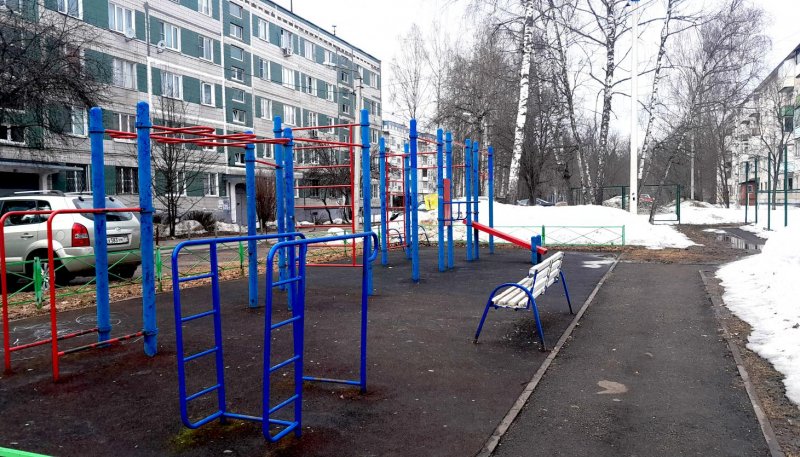 Площадка для воркаута в городе Сергиев Посад №12774 Средняя Хомуты фото