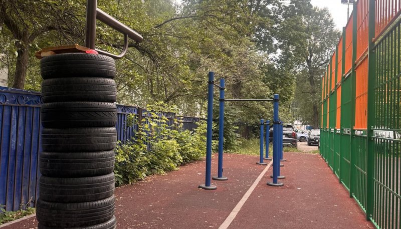 Площадка для воркаута в городе Москва №13184 Маленькая Хомуты фото