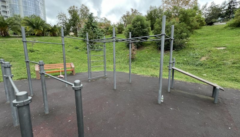 Площадка для воркаута в городе Сочи №13222 Средняя Современная фото
