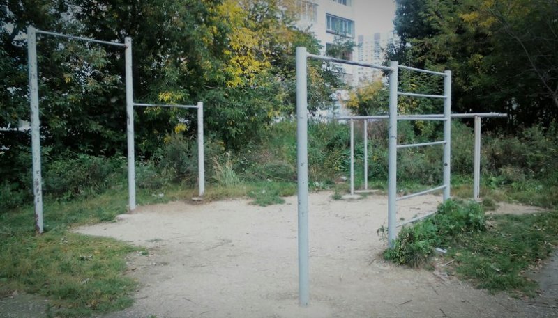 Площадка для воркаута в городе Березовский №4262 Маленькая Советская фото