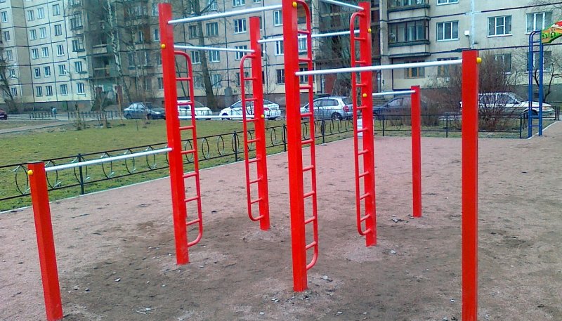 Площадка для воркаута в городе Санкт-Петербург №2072 Средняя Хомуты фото