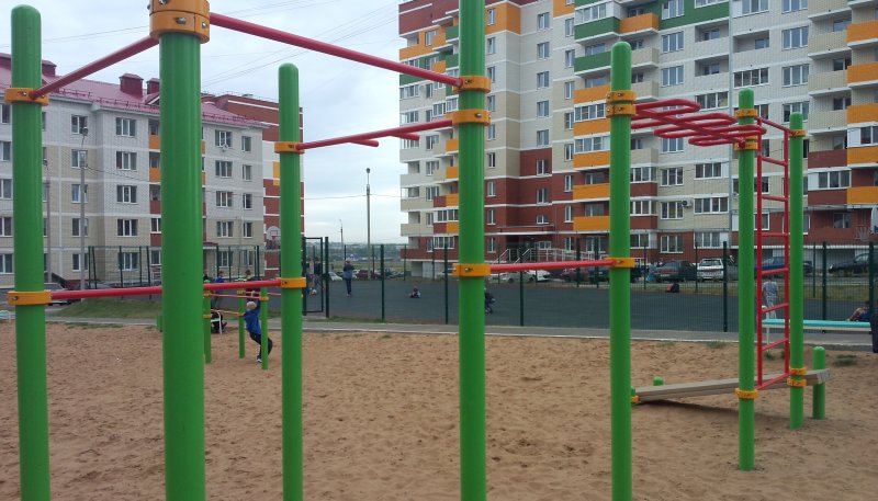 Площадка для воркаута в городе Ижевск №5547 Средняя Хомуты фото