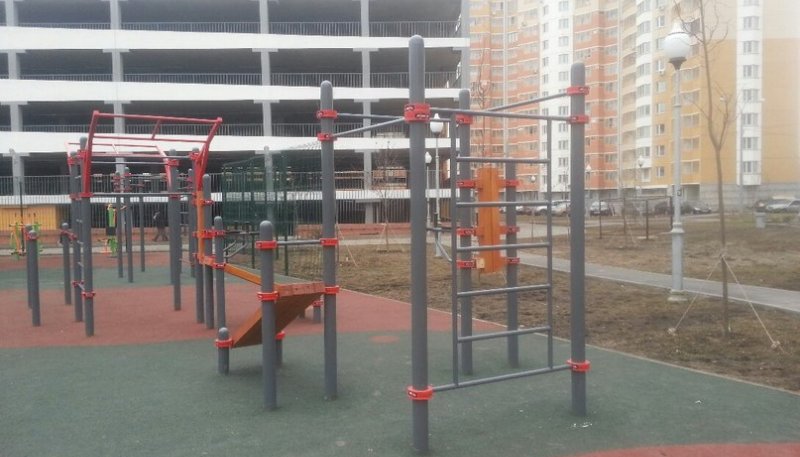 Площадка для воркаута в городе Москва №2741 Маленькая Хомуты фото