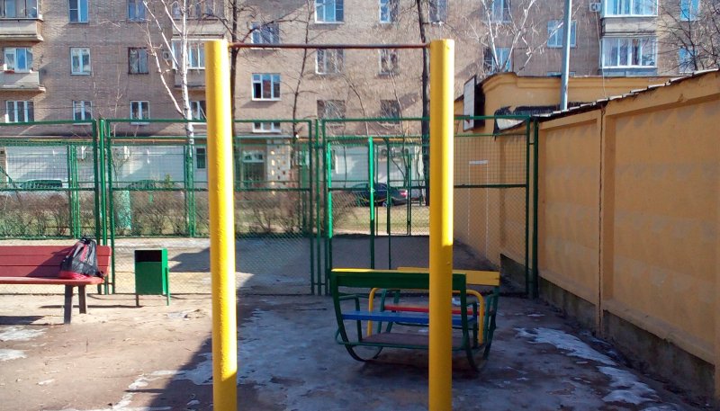 Площадка для воркаута в городе Москва №5108 Маленькая Советская фото