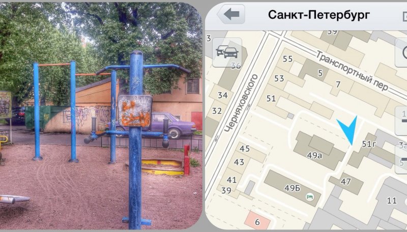 Площадка для воркаута в городе Санкт-Петербург №2324 Маленькая Современная фото