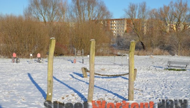 Площадка для воркаута в городе Штральзунд №3773 Средняя Современная фото