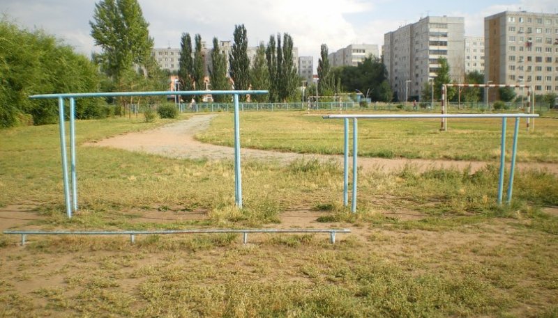 Площадка для воркаута в городе Омск №29 Средняя Советская фото