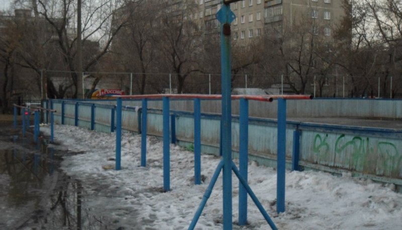 Площадка для воркаута в городе Новосибирск №665 Маленькая Советская фото