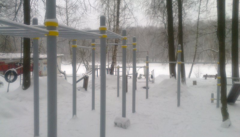 Площадка для воркаута в городе Москва №2629 Средняя Хомуты фото