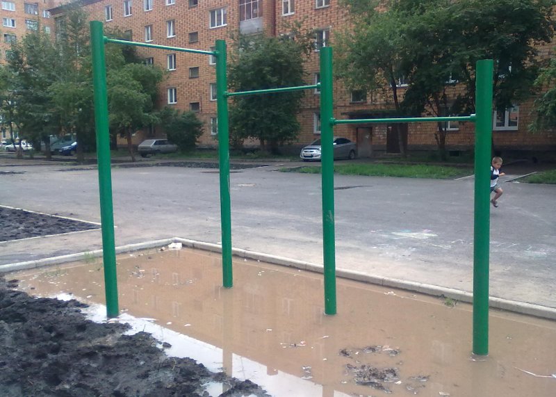 Площадка для воркаута в городе Красноярск №2646 Маленькая Советская фото
