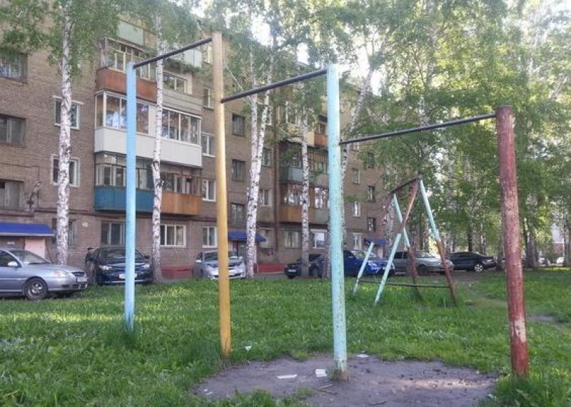 Площадка для воркаута в городе Томск №2221 Маленькая Советская фото