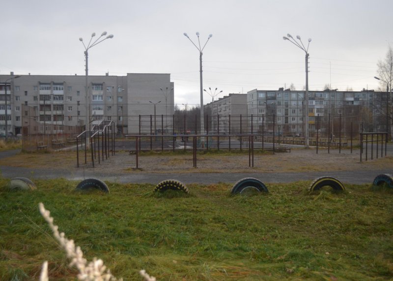 Площадка для воркаута в городе Северодвинск №5853 Средняя Советская фото