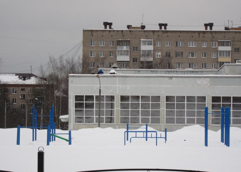 Площадка для воркаута в городе Сергиев Посад №6056 Средняя Современная фото