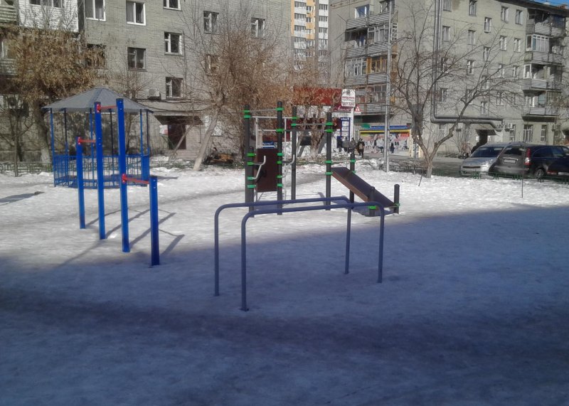 Площадка для воркаута в городе Тюмень №6338 Маленькая Хомуты фото