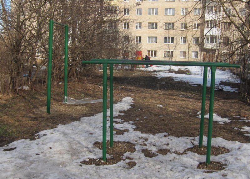 Площадка для воркаута в городе Сергиев Посад №6389 Маленькая Советская фото