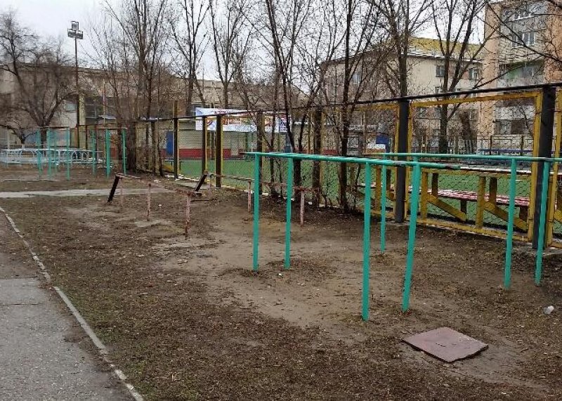 Площадка для воркаута в городе Астрахань №6502 Средняя Советская фото