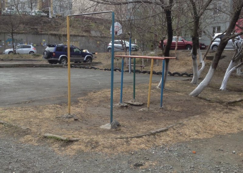 Площадка для воркаута в городе Владивосток №6538 Маленькая Советская фото
