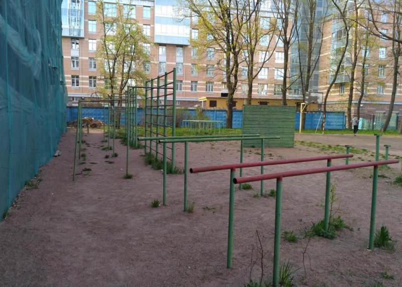 Площадка для воркаута в городе Санкт-Петербург №6659 Средняя Советская фото