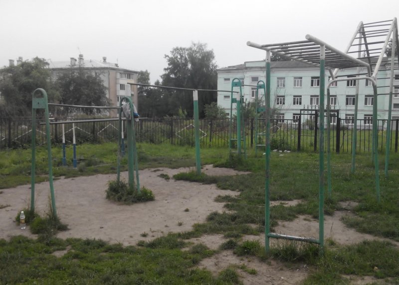 Площадка для воркаута в городе Брянск №6739 Маленькая Советская фото