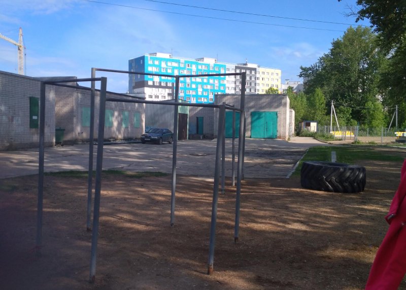 Площадка для воркаута в городе Вологда №6782 Маленькая Советская фото