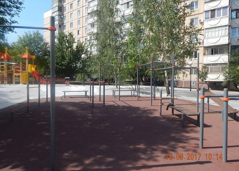 Площадка для воркаута в городе Белгород №7248 Средняя Хомуты фото