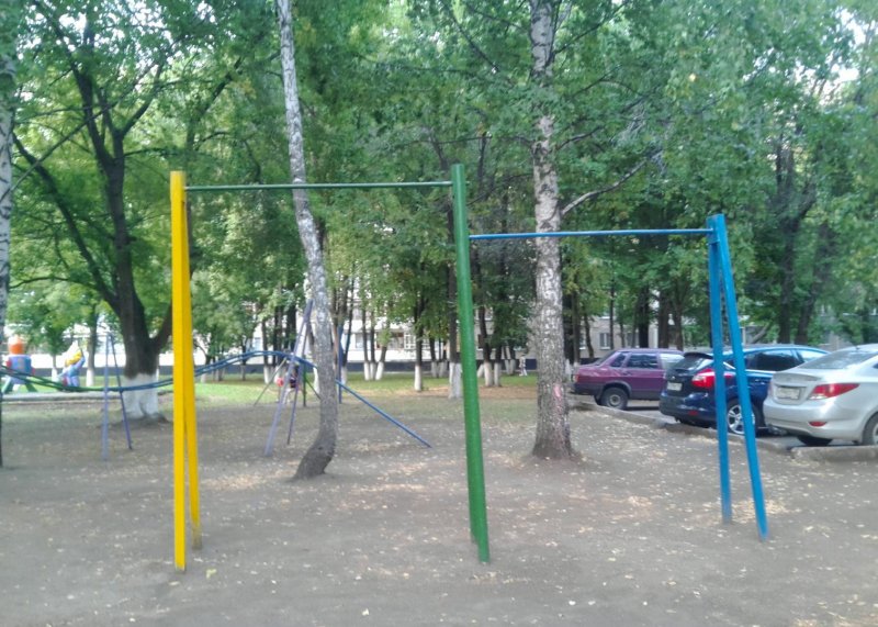 Площадка для воркаута в городе Набережные Челны №7345 Маленькая Советская фото
