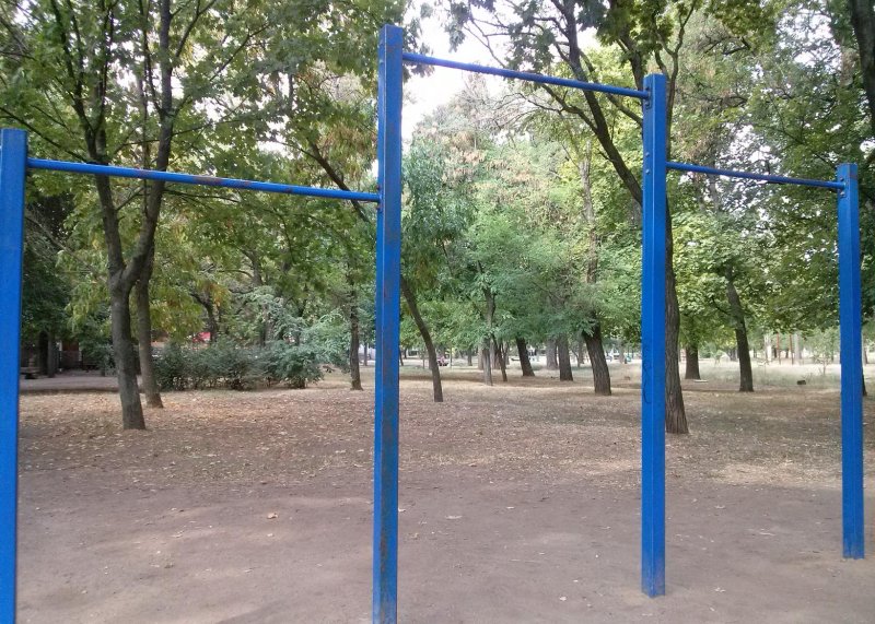 Площадка для воркаута в городе Николаев №7351 Маленькая Современная фото