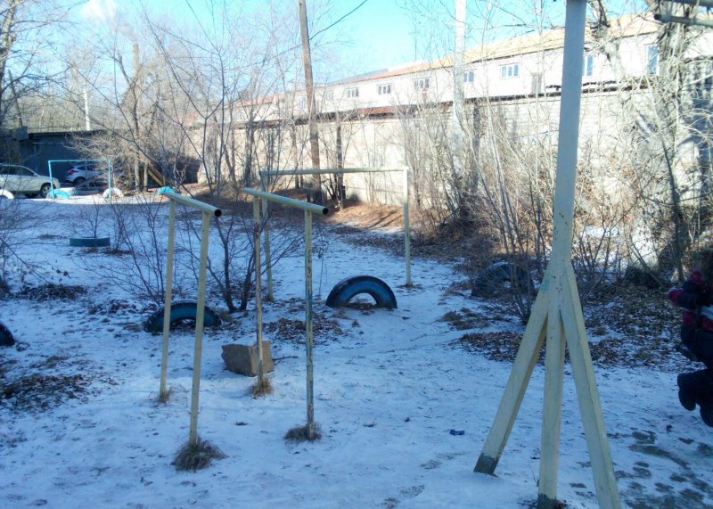 Площадка для воркаута в городе Чита №7929 Маленькая Советская фото