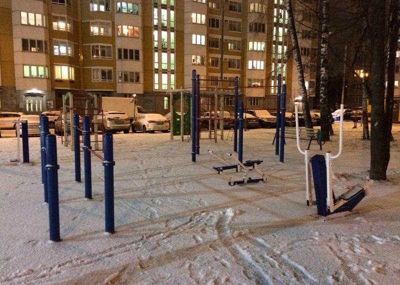 Площадка для воркаута в городе Москва №8089 Средняя Хомуты фото
